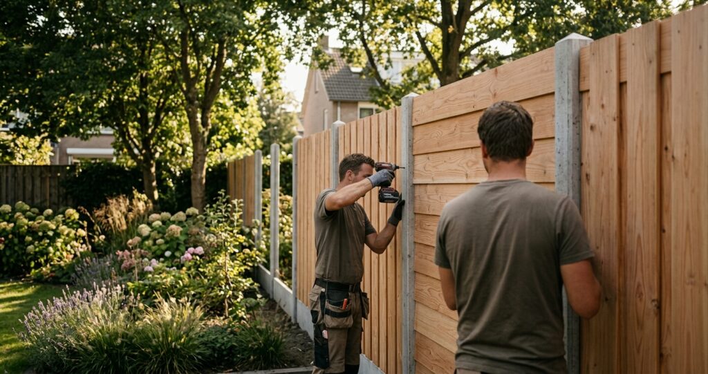 privacy nieuwe schutting